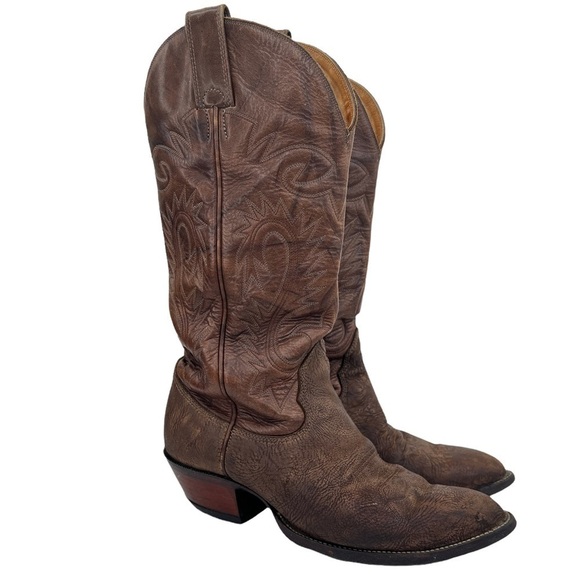Alberta Boots Men’s Cowboy Western Boots - Picture 1 of 16